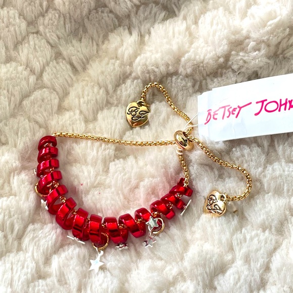 BETSEYS JOHNSON HOLIDAY COIL BRACELET RED NWT - Picture 2 of 12